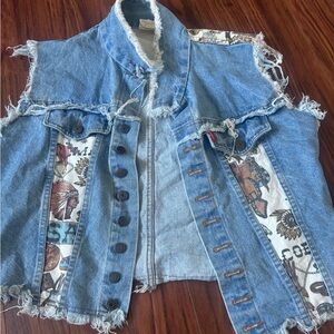 Western denim jacket